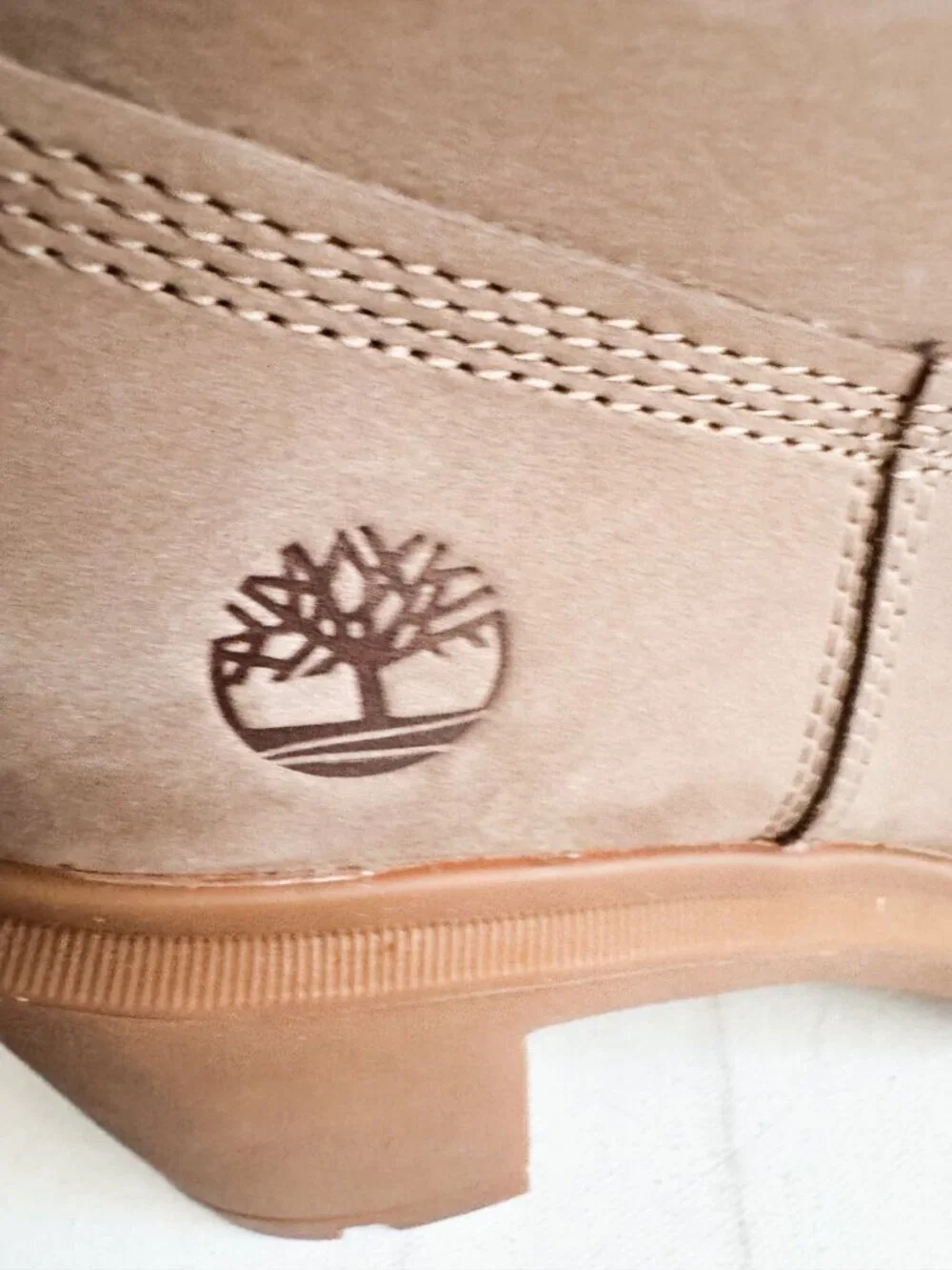 Timberland Allington Heights Mid Zip Boots taupe Nubuck Suede 11